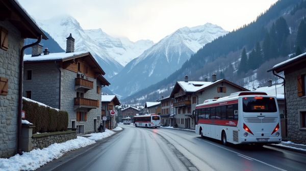 Circulations de bus entre Val Claret et Bourg-Saint-Maurice